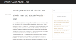 Desktop Screenshot of parafialidzbark.eu